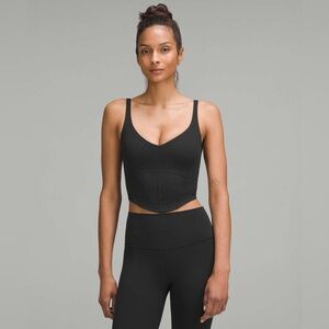 Lululemon Lululemon Align Corset Tank Top A/B Cup Black size 6. BNWOT